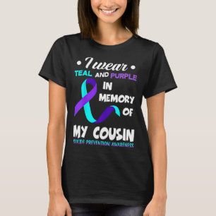 Camiseta Eu Visto Prevenção Suicida Contra Púrpura E Teto A