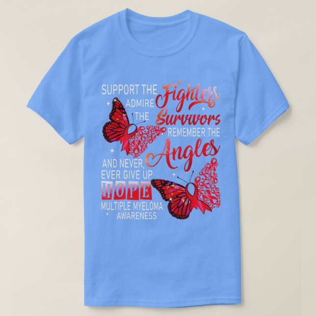 Camiseta Eu Visto Que O Suporte Da Borgonha Combatendo Múlt (Frente do Design)