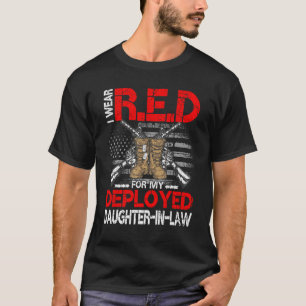 Camiseta Eu Visto RED Por Minha Filha Implantada Em Lei Mil