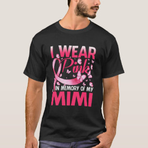 Camiseta Eu Visto Rosa Em Memória Da Minha Mimi