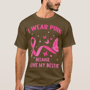 Camiseta Eu Visto Rosa Eu Amo Meu Bestido Cancer De Mama Aw