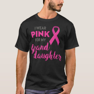 Camiseta Eu Visto Rosa Para A Consciência Da Minha Neta