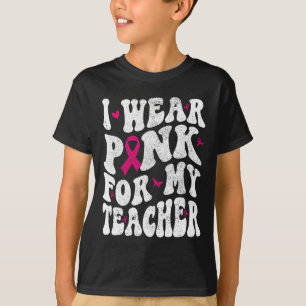 Camiseta Eu Visto Rosa Para A Consciência Do Cancer Da Mama
