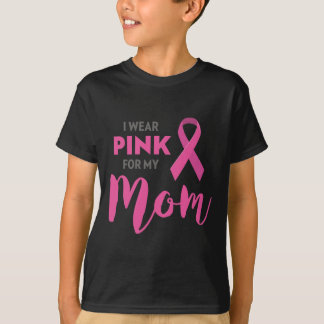 Camiseta Eu Visto Rosa Para A Consciência Do Cancer Da Minh