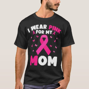 Camiseta Eu Visto Rosa Para A Consciência Do Cancer Da Minh