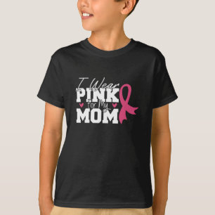 Camiseta Eu Visto Rosa Para A Consciência Do Cancer Da Minh