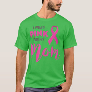 Camiseta Eu Visto Rosa Para A Consciência Do Cancer Da Minh