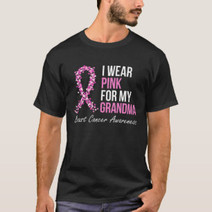 Camiseta Eu Visto Rosa Para A Consciência Do Cancer Da Minh