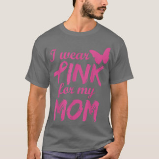 Camiseta Eu Visto Rosa Para A Consciência Do Cancer Da Minh