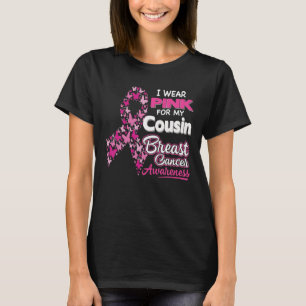 Camiseta Eu Visto Rosa Para A Consciência Do Cancer Da Minh