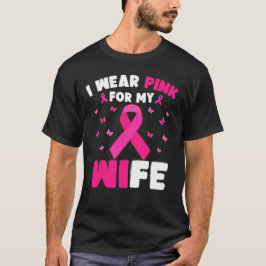 Camiseta Eu Visto Rosa Para A Consciência Do Cancer Da Minh