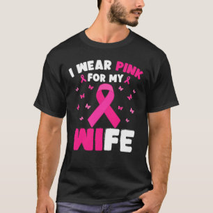 Camiseta Eu Visto Rosa Para A Consciência Do Cancer Da Minh