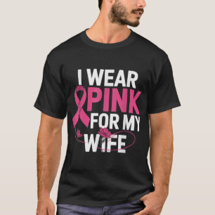 Camiseta Eu Visto Rosa Para A Consciência Do Cancer Da Minh