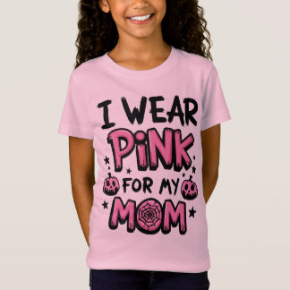 Camiseta Eu Visto Rosa Para A Consciência Do Cancer Da Minh