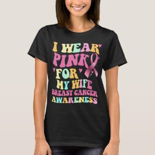 Camiseta Eu Visto Rosa Para A Consciência Do Cancer Da Minh