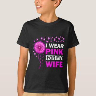 Camiseta Eu Visto Rosa Para A Consciência Do Cancer Da Minh