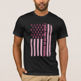 Camiseta Eu visto Rosa para a minha avó