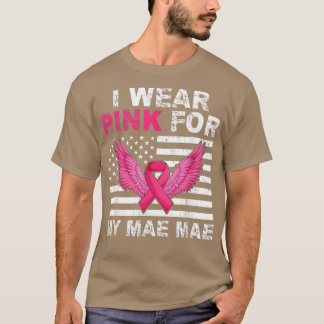 Camiseta Eu Visto Rosa Para A Minha Carteira Rosa De Fita R