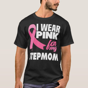 Camiseta Eu Visto Rosa Para A Minha Consciência Do Cancer D