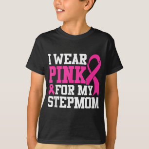 Camiseta Eu Visto Rosa Para A Minha Consciência Do Cancer D