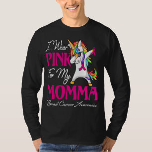 Camiseta Eu Visto Rosa Para A Minha Família De Fita De Fita