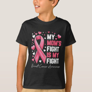 Camiseta Eu Visto Rosa Para A Minha Mãe Cancer Da Mama Awar