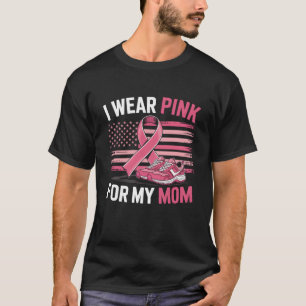 Camiseta Eu Visto Rosa Para A Minha Mãe Sneakers Bandeira A