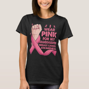 Camiseta Eu Visto Rosa Para A Minha Neta Breas