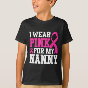 Camiseta Eu Visto Rosa Para A Sensibilização Do Cancer Da M