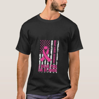 Camiseta Eu Visto Rosa Para A Sensibilização Do Cancer Da M