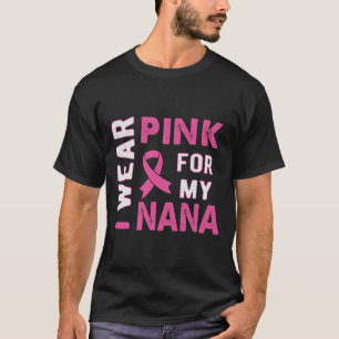 Camiseta Eu Visto Rosa para a Sensibilização do Cancer de M