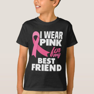Camiseta Eu Visto Rosa Para Meu Melhor Cancer De Mama Conhe