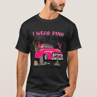 Camiseta Eu Visto Rosa Para Mim Carro vintage Halloween Mam