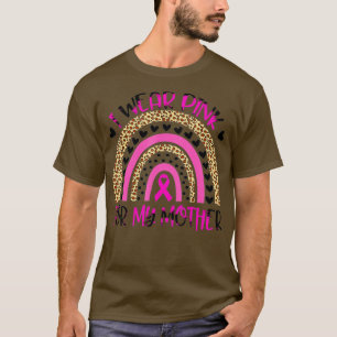 Camiseta Eu Visto Rosa Para Minha Consciência Do Cancer Da