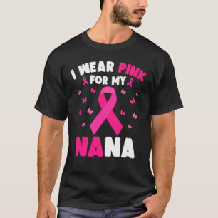 Camiseta Eu Visto Rosa Para Minha Consciência Do Cancer Da