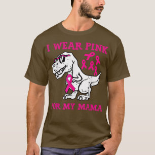 Camiseta Eu Visto Rosa Para Minha Mãe Cancer Sensibilização