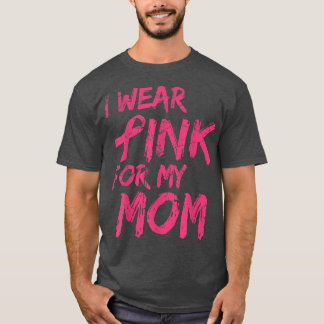 Camiseta Eu Visto Rosa Para Minha Mãe Sensibilização Para O
