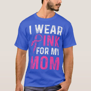 Camiseta Eu Visto Rosa Para Minha Mãe Sensibilização Para O