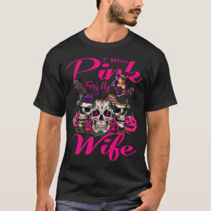 Camiseta Eu Visto Rosa Para O Cancer De Mama De Abóbora Da