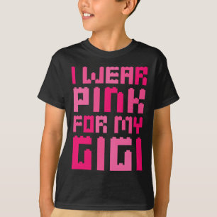 Camiseta Eu Visto Rosa Para O Meu Bloco Gigi Construindo Me
