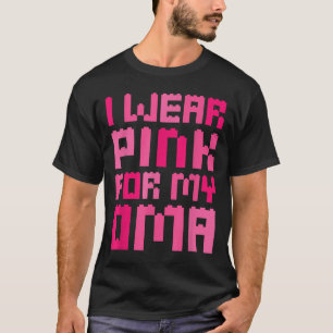 Camiseta Eu Visto Rosa Para O Meu Bloco Oma Construindo Boy