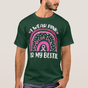Camiseta Eu Visto Rosa Para O Meu Cancer De Fita De Bestiço