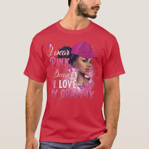 Camiseta Eu Visto Rosa Porque Eu Amo O Meu Cancer De Vestir