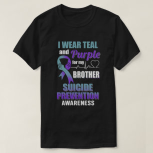 Camiseta Eu Visto Roxo De Chá Para O Meu Irmão Suicida Prev