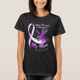 Camiseta Eu Visto Roxo Em Memória Da Minha Mãe Sobredosagem