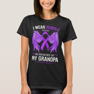 Camiseta Eu Visto Roxo Em Memória Do Avô Heimerheimer