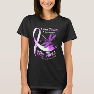 Camiseta Eu Visto Roxo Em Memória Do Meu Sobredosagem Niece