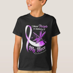 Camiseta Eu Visto Roxo Em Memória Do Meu Sobredosagem Niece