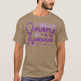 Camiseta Eu Visto Roxo Na Memória Para O Meu Filho Sobredos