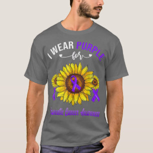 Camiseta Eu Visto Roxo Para A Consciência Do Câncer de pânc